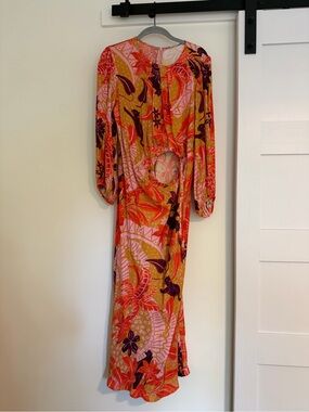 beach guest wedding dresses Farm Rio Women's Richelieu Maxi Dress – Saint Bernard